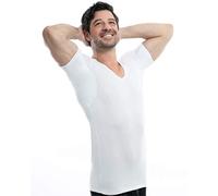 THE STOP-SWEAT SHIRT - Sweat Proof undershirt for men without Sweat Pads - feel safe with Silver-infusion and Micro Modal - solution against sweat stains and marks (M)