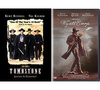 The Stories Of Wyatt Earp Classic Western Double DVD pack: Wyatt Earp & Tombstone (Kurt Russell/ Val Kilmer/ Kevin Costner/ Dennis Quaid/ Gene Hackman)