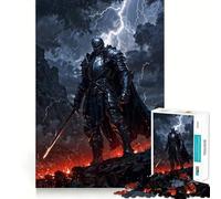 The Storm-Tempered Knight Teenagers Puzzles 1000 Piece Jigsaws Boost Recall Relax Time Accurate Edge Amazing Present (38x26cm)