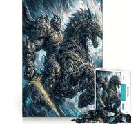 The Storm Warrior Jigsaw Puzzle for Adults 1000 Pieces Think Smart Toy Home Enjoy Accurate Cut Wall Art Decor (38x26cm)