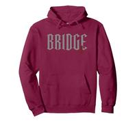The Stormlight Archive Bridge 4 Title Pullover Hoodie, Adult Unisex, Burgundy, Small