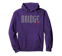 The Stormlight Archive Bridge 4 Title Pullover Hoodie, Adult Unisex, Purple, X-Large