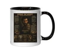 The Story of Judas Iscariot Ceramic Tea Coffee Mug Black