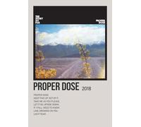 The Story So Far Proper Dose A3 Print Poster Wall Art Home Decor Album Gift Present Photo Living Room Dining Room Bedroom Unframed Concert Tour Gig Live