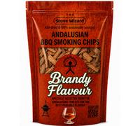 The Stove Wizard Andalusian Artisan Brandy Barrel Wood Smoking Chips Premium Quality Bbq Smoker Chips For Gas Charcoal Grill 850G