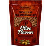 The Stove Wizard Andalusian Artisan Olive Wood Smoking Chips Premium Quality Bbq Smoker Chips For Gas Charcoal Grill 850G