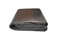 The Stove Wizard Foil Folded Insulation 5m x 60cm Radiator Reflector Panels for Floor Roof Wall and Ceiling Heat and Vapour Barrier Energy Saving Bubble Foil Wrap