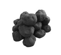 The Stove Wizard Gas Fire Replacement Coals 20 Ceramic Small Cast Coals for Gas, LPG, Bio Ethanol and Electric Fires 60mm x 55mm x 50mm approx