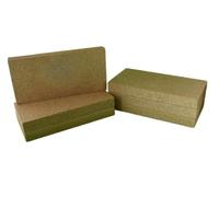 The Stove Wizard Set of 4 Premium Vermiculite Firebricks 230mm x 114mm x 25mm for Wood Log Burning Stoves Multi Fuel Burner