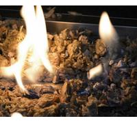 The Stove Wizard Vermiculite 1Kg Medium Gold Fireproof Granules For Gas Lpg Electric Bio Ethanol Fires And Fire Baskets