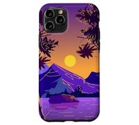 The strange tree on hill with the beautiful of night sky Case for iPhone 11 Pro
