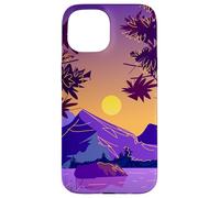 The strange tree on hill with the beautiful of night sky Case for iPhone 15