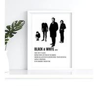 The Stranglers Black & White A4 Print Poster Wall Art Home Decor Album Gift Present Photo Living Room Dining Room Bedroom Unframed Concert Tour Gig Live Show Music Arena Event