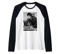 The Stranglers Jean-Jacques Burnel By David Corio Raglan Baseball Tee