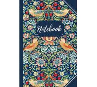 The Strawberry Thief: William Morris Inspired Graph Paper Journal