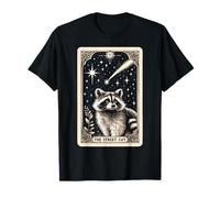The Street Cat Racoon Tarot Card Raccoon T-Shirt