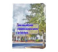 The Street House customize Leather Passport Holders Passport Cover Passport Holder Case Waterproof, the street house, One Size