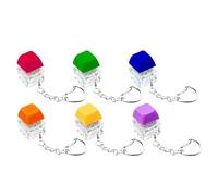 The Stress Relieving Keyboard Keychain Is Suitable For Workers Under Or Those Who Enjoy Novel And Can Be Daily. (A, 2.5x1.8x1.8cm)