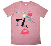 The Strokes Abstract Face Official Tee T-Shirt Mens Unisex (Small) Red