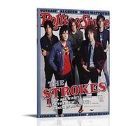 The Strokes Room on Fire Anti Splash Art Posters Living Room And Bedroom Hanging Paintings Suitable for Multiple Scenarios No Need for Punching Easy to Install Suitable for Gifts And Personal UseFrame