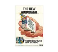 The Strokes The New Abnormal Album Cover Poster Julian Casablancas Band 2 Canvas Poster Bedroom Decor Sports Landscape Office Room Decor Gift Unframe:12×18inch(30×45cm)