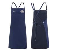The Strongarm American Welding Company Strongarm Blue Welding Apron Flame Resistant Arc-Rated with X-tech Comfort Fastening Straps 24x36, 36 Inch, AW-BLFR9-AS36