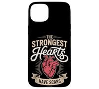 The Strongest Hearts Have Scars Survivor Case for iPhone 15 Plus