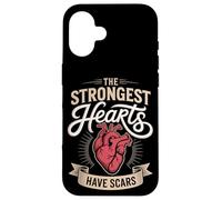 The Strongest Hearts Have Scars Survivor Case for iPhone 16