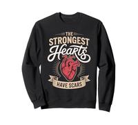 The Strongest Hearts Have Scars Survivor Sweatshirt