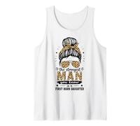 The Strongest Man You Know is A First Born Daughter Women Tank Top
