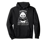 The Struggle Is Real Cute Panda Bear Math Book Mathematics Pullover Hoodie