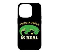 The Struggle Is Real Funny T-rex Dinosaur Cute Taco Lovers Case for iPhone 14 Pro