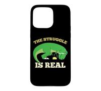 The Struggle Is Real Funny T-rex Dinosaur Cute Taco Lovers Case for iPhone 15 Pro Max