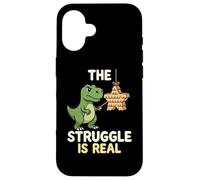 The Struggles Real Dino T-Rex Pinata Cartoon Animal Case for iPhone 16