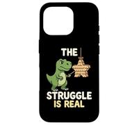 The Struggles Real Dino T-Rex Pinata Cartoon Animal Case for iPhone 16 Pro