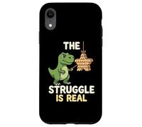 The Struggles Real Dino T-Rex Pinata Cartoon Animal Case for iPhone XR