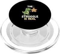 The Struggles Real Dino T-Rex Pinata Cartoon Animal PopSockets PopGrip for MagSafe