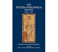 The Studia Philonica Annual XXXVI, 2024