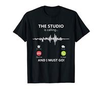 The Studio Is Calling And I Must Go Singer Recording Studio T-Shirt