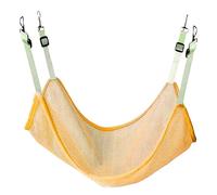The Sturdy Net Pet Hammock Is Breathable, Can Be Hung, And Is Adjustable For Sleep And Rest(Orange-L-50-60cm)