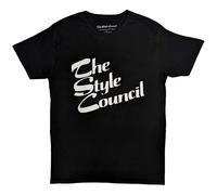 The Style Council Stacked Logo T Shirt L Black