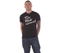 The Style Council Stacked Logo T Shirt S Black