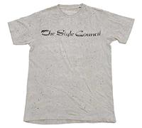 The Style Council T Shirt Band Logo Official Unisex Dye Wash Sand XL
