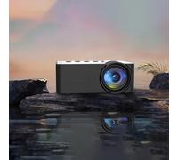 The Stylish YT100 Portable Mini Projector Perfect for Entertainment Without Compromise (Black)
