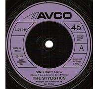 The Stylistics - SING BABY SING 7 INCH (7" VINYL 45) UK AVCO 1975