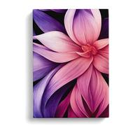 The Sublime Flower Canvas Print | Gallery Wrapped 30mm Frame Wall Art | 30x20 inches | Ready to Hang | Modern Floral Picture | Living Room Bedroom Lounge Office