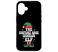 The Substance Abuse Counselor Elf Funny Christmas Matching Case for iPhone 16