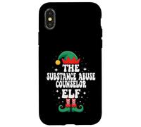 The Substance Abuse Counselor Elf Funny Christmas Matching Case for iPhone X/XS