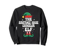The Substance Abuse Counselor Elf Funny Christmas Matching Sweatshirt