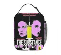 The Substance Horror Movie Thermal Insulated Lunch Bag Portable Food Container Bags Men Women Cooler Thermal Lunch Boxes